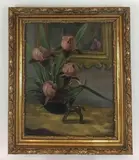 Untitled by Helen Lowden Evans, Oil on board, sold May 2020