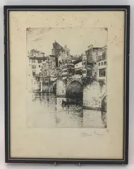 Untitled by Joseph Pennell, Pencil signed LR and dated, sold Jun 2020