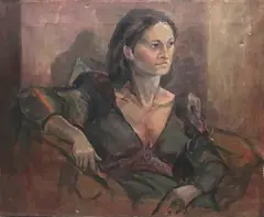 Untitled by Florence J. Hoopes, Oil on canvas, sold Jun 2020
