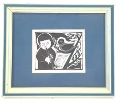 Song of Peace by Margery Niblock, Woodblock print, sold Jun 2020