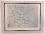 McHeath at Tunbridge Alley by Jack Levine, Etching, sold Jun 2020