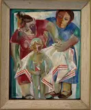 Untitled by Helen Malta, Oil on canvas, sold Jun 2020