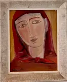 Untitled by Helen Malta, Oil on board, sold Jun 2020