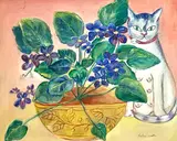 Untitled by Helen Malta, Oil on canvas, sold Jun 2020