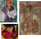 Helen Malta by Helen Malta, Pastel and watercolors, sold Jul 2020