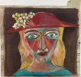 Untitled by Helen Malta, Oil on canvas, sold Jul 2020