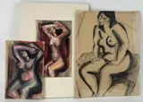Untitled by Helen Malta, Pastels on paper, sold Jul 2020