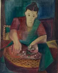 Untitled by Helen Malta, Oil on canvas, sold Jul 2020