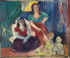 Untitled by Helen Malta, Oil on canvas, sold Jul 2020