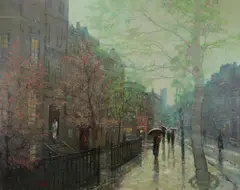 Untitled by John Charles Terelak, Oil on linen, sold Aug 2020