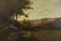Untitled by Franklin DeHaven, Oil on canvas, sold Aug 2020