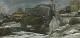 Manayunk by Antonio Martino, Pastel, sold Aug 2020