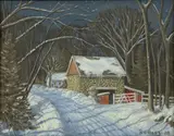 Untitled by George Booz, Oil on canvas, sold Aug 2020