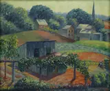 Untitled by Richard Wedderspoon, Oil on canvas, sold Aug 2020