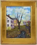 Untitled by William Jachwak, Oil on canvas, sold Aug 2020
