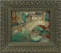 Achys Mill by George Newman, Oil on board, sold Aug 2020