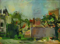 Untitled by Will Barnett, Oil on canvas, sold Aug 2020