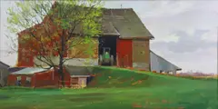 Untitled by Ben Marcune, Oil on wood, sold Aug 2020