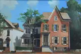 Untitled by Ben Marcune, Oil on wood, sold Aug 2020