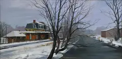 Untitled by Ben Marcune, Oil on canvas, sold Aug 2020
