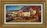 Brunswick Avenue Backyards by Joseph James Crilley, Oil on board, sold Aug 2020