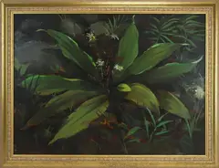 Untitled by Ben Marcune, Oil on board, sold Aug 2020