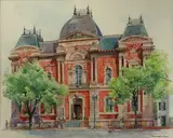 Renwick Gallery, Washington, D.C. by Ranulph Bye, Watercolor, sold Aug 2020