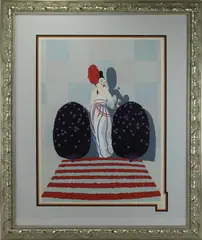 Lafayette by Erté, Serigraph, sold Aug 2020