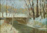 Untitled by Don Kaiser, Oil on canvas, sold Aug 2020