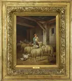 Untitled by L. Folta, Oil on canvas, sold Aug 2020