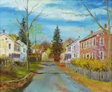 Spring in Erwina by William Jachwak, Oil on canvas, sold Aug 2020