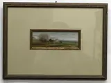 Washingtonville Landscape Study by David Seybold, Oil on paper, sold Aug 2020