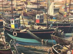 Untitled by Clarence E. Blackburn, Oil on canvas, sold Aug 2020