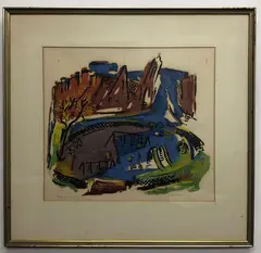 Playground by Helen Malta, Serigraph, sold Aug 2020