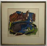 Playground by Helen Malta, Serigraph, sold Aug 2020