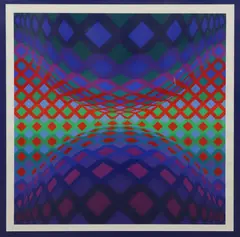 Reech by Victor Vasarely, Serigraph, sold Sep 2020