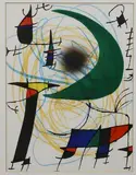 Composition V by Joan Miró, Lithograph, sold Sep 2020