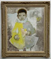 Untitled by Pierre Lavarenne, Oil on canvas, sold Sep 2020