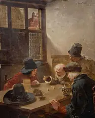 Untitled by Claus Meyer, Oil on canvas, sold Sep 2020