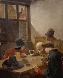 Untitled by Claus Meyer, Oil on canvas, sold Sep 2020