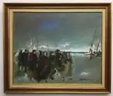 Untitled by Philippe Monteagudo, Oil on canvas, sold Oct 2020