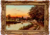Untitled by James Isaiah Lewis, Oil on canvas, sold Oct 2020