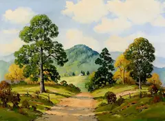 Untitled by Ernest Fredericks, Oil on canvas, sold Oct 2020