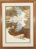 Season of the Eagle by Bev Doolittle, Pencil signed print LR, sold Oct 2020