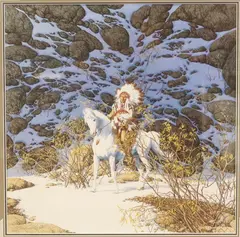 Eagle Heart by Bev Doolittle, Pencil signed print LR, sold Oct 2020