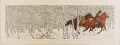 Sacred Ground by Bev Doolittle, Pencil signed print LR, sold Oct 2020