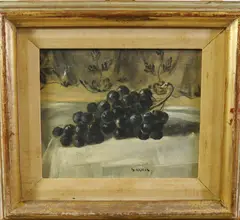 Bunch of Grapes by Sarkis Sarkisian, Oil on canvas, sold Oct 2020