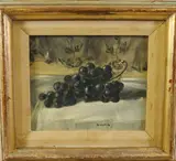 Bunch of Grapes by Sarkis Sarkisian, Oil on canvas, sold Oct 2020