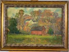 Untitled by Bernard Lennon, Oil on canvas, sold Nov 2020