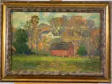 Untitled by Bernard Lennon, Oil on canvas, sold Nov 2020